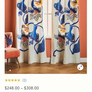 Anthropologie curtain set